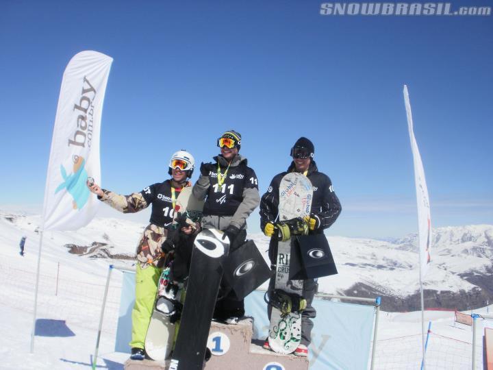 Pódio Slalom - Feminimo